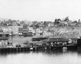 San Pedro en 1913, gare de la Southern Pacific<br />Los Angeles Public Library