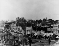 San Pedro en 1910, front de mer<br />Los Angeles Public Library