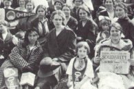 Commémoration du massacre d'Everett — Cimetière de Mt Pleasant, 1er mai 1917<br />Collection Labadie