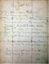 Joe Hill's Last Will — Manuscrit original découvert en 2007 dans les archives du PC